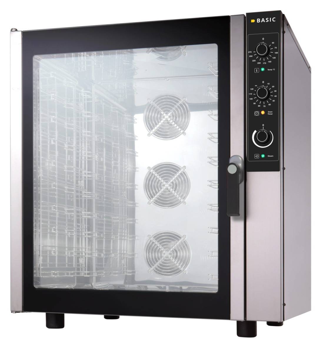 Konvektionsovn Med Damp, BASIC EV-SME910-LS.