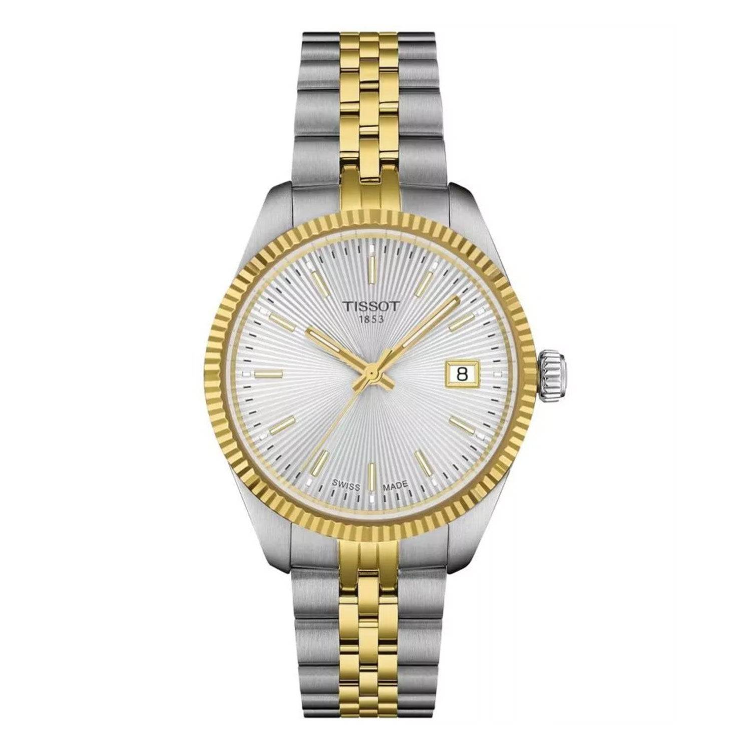 Tissot - Ballade bicolor med lænke, 34 mm - T1562102203100