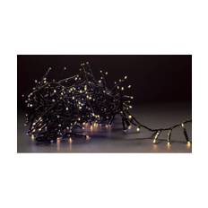 8 meter utomhus LED cluster juleljusslinga - IP44, 230V, 400 LED, varm vit