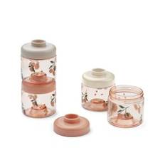 Liewood madbokse 4-pak Dominique Baby Food Boxes 4-pack Peach/Sea shell