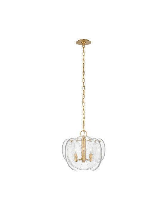 Loire Petite Chandelier Gild/Clear Glass