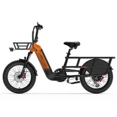 LANKELEISI WOMBAT 1000W Motor 48V 20Ah Battery Max Load 200KG Cargo E-Bike 48V 1000W 20Ah orange