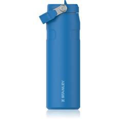 Stanley IceFlow™ Flip Straw Bottle vattenflaska i rostfritt stål med sugrör Azure 710 ml
