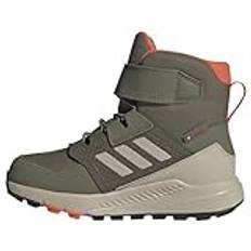 adidas Unisex Terrex Trailmaker High C.rdy vandringsskor icke-fotboll, Olive Strata Wonder Beige semi Impact Orange, 37 1/3 EU