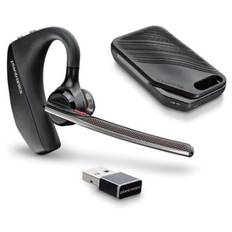 Plantronics Poly Voyager 5200 UC, Bluetooth headset, svarsknapp, inkl. USB-adapter och bordsställ