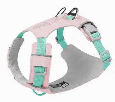 Lightweight No-Pull Reflective Dog & Cat Harness Vest - Pink / S (S)