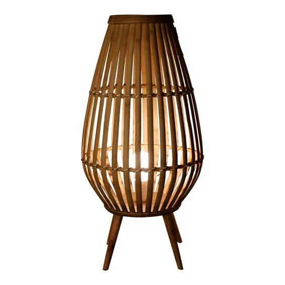 Bambuslampe på ben