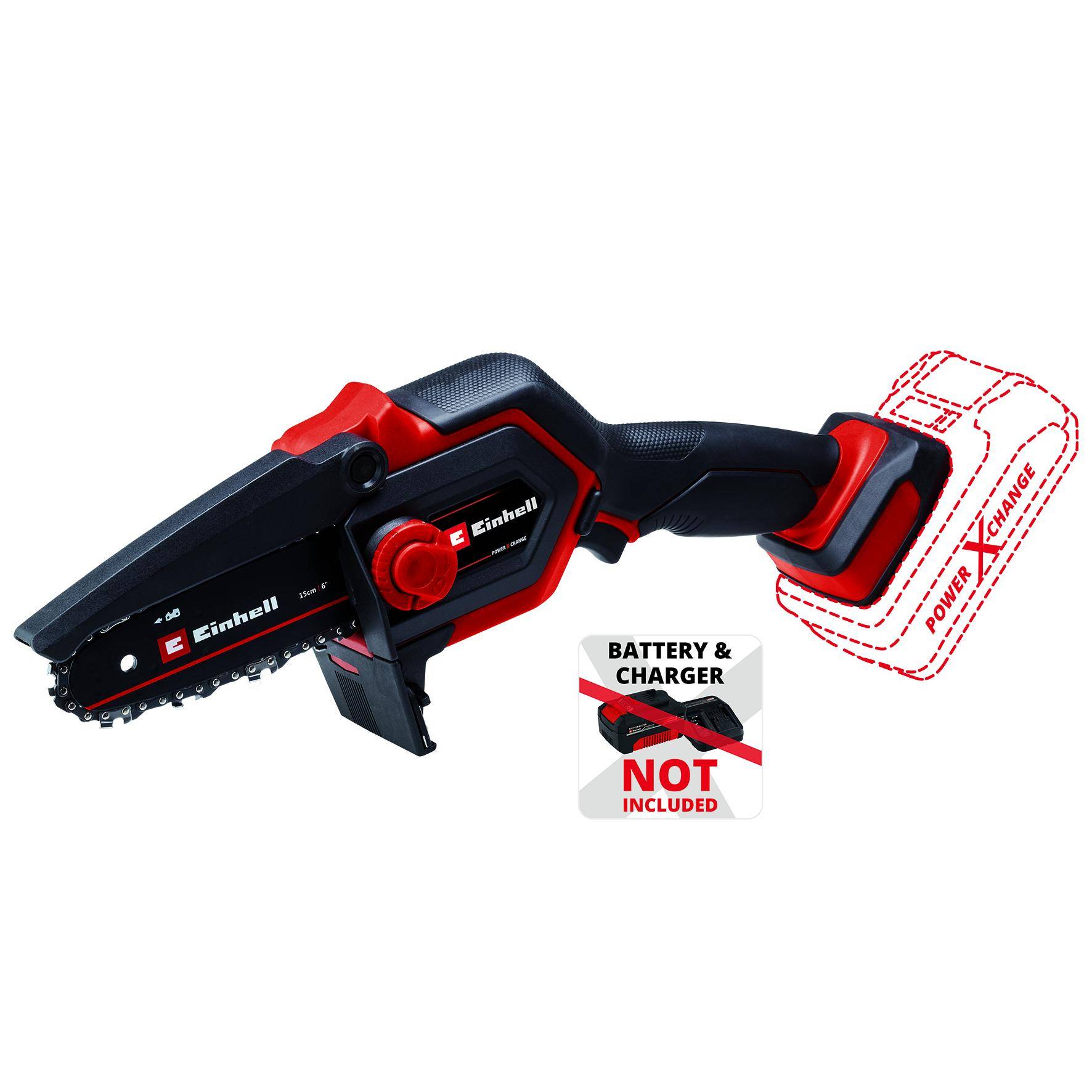 Einhell Einhell GE-PS 18/15 Li BL akku beskæresav 158 mm u/batteri og lader.