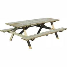 Bänkbord impregnerad 240 cm