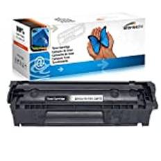 Starlet24 Toner för HP 12A Q2612A Laserjet 1010 1012 1015 1018 1020 1022 3015 3020 3030 3050 3052 3055 1x Toner svart