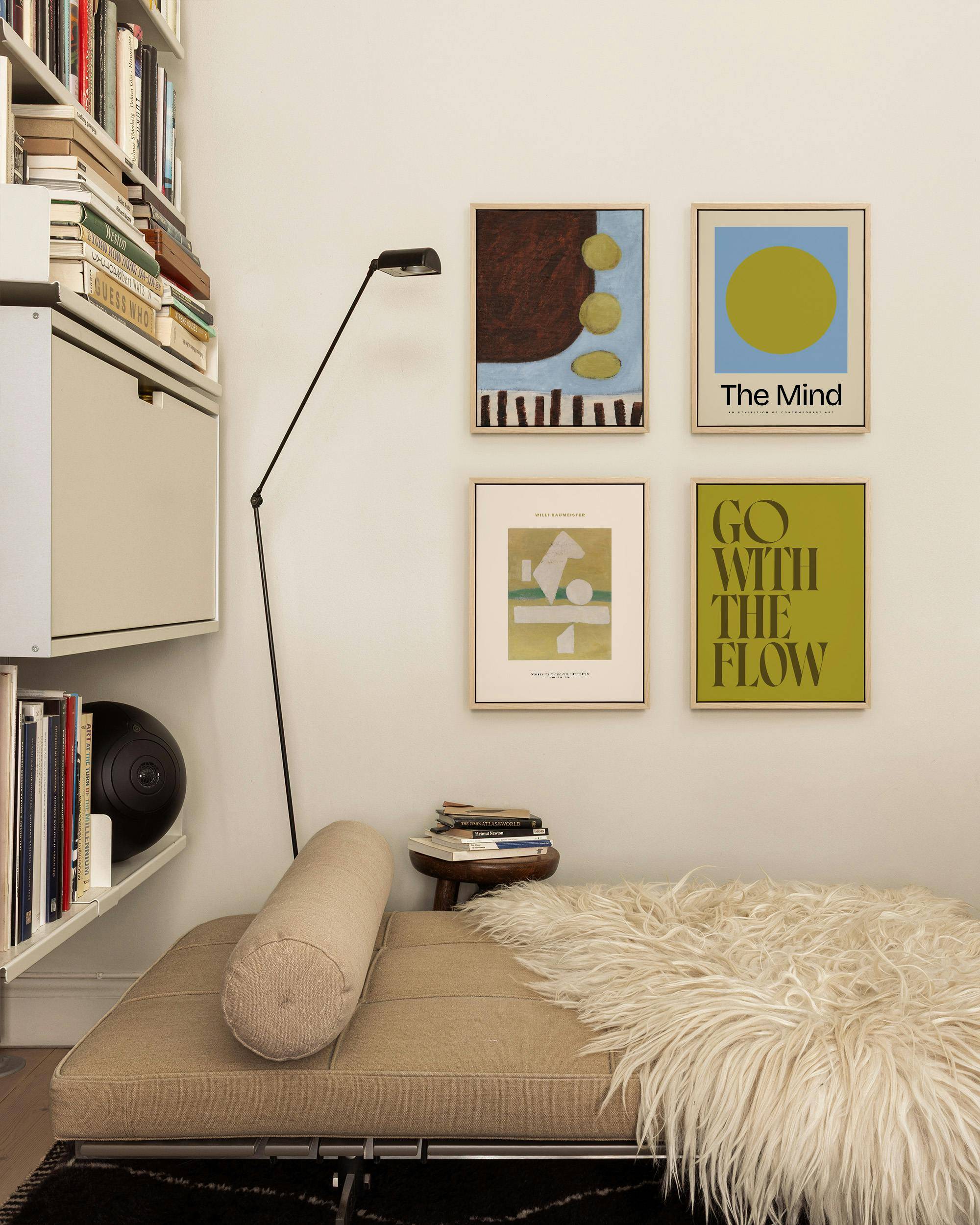 Abstract Flow Canvas set (50x70 cm - Ekram)