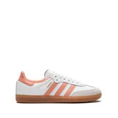 Adidas, Sko, Dame, Hvid, 37 EU, Læder, Hvide Samba Lædersneakers