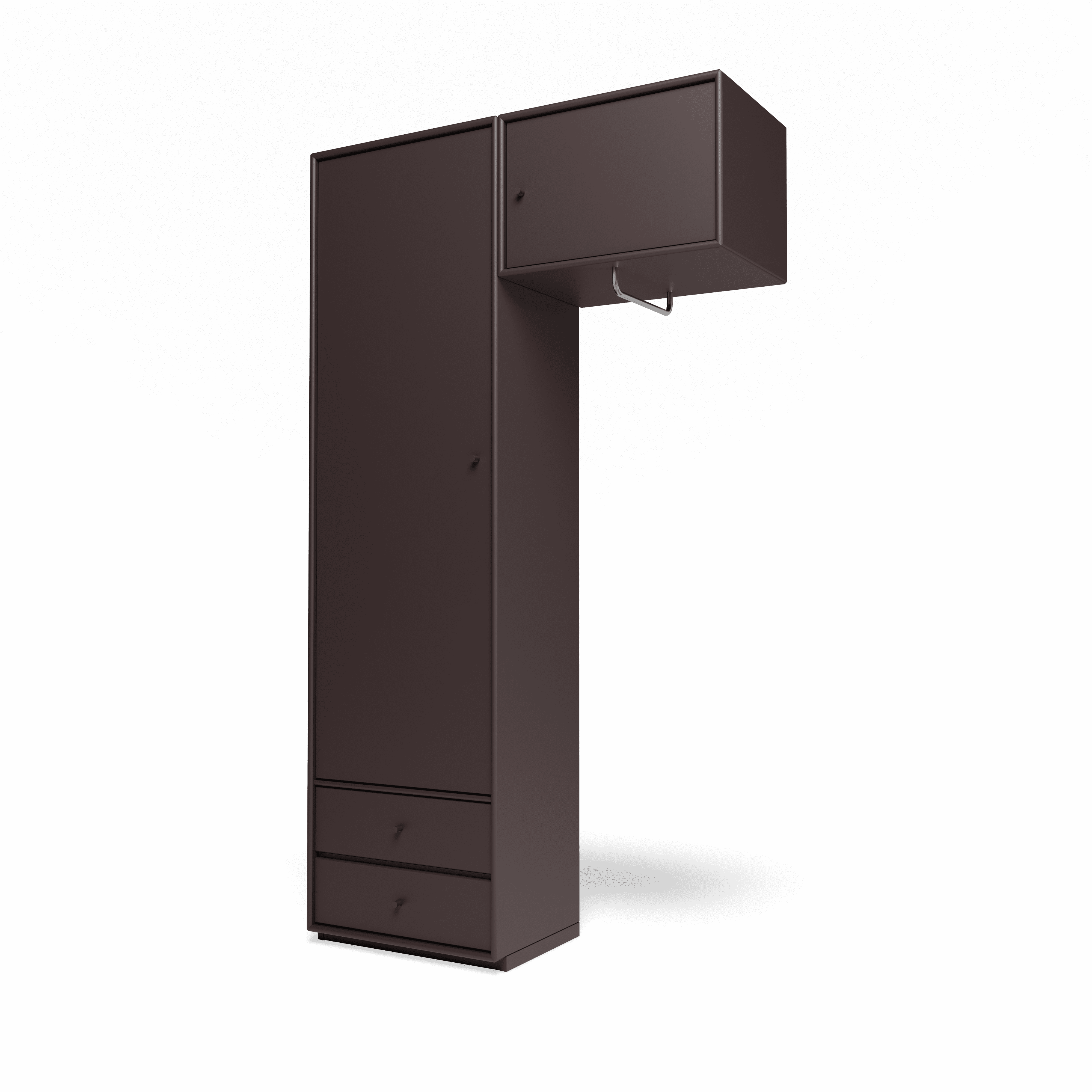 Attire II garderobe, inkl. sokkel 3 cm fra Montana Balsamic - Jacobsen Plus