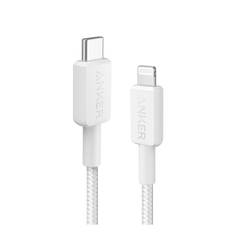 Anker 322 USB-C to Lightning Cable (0.9m Braided) - White