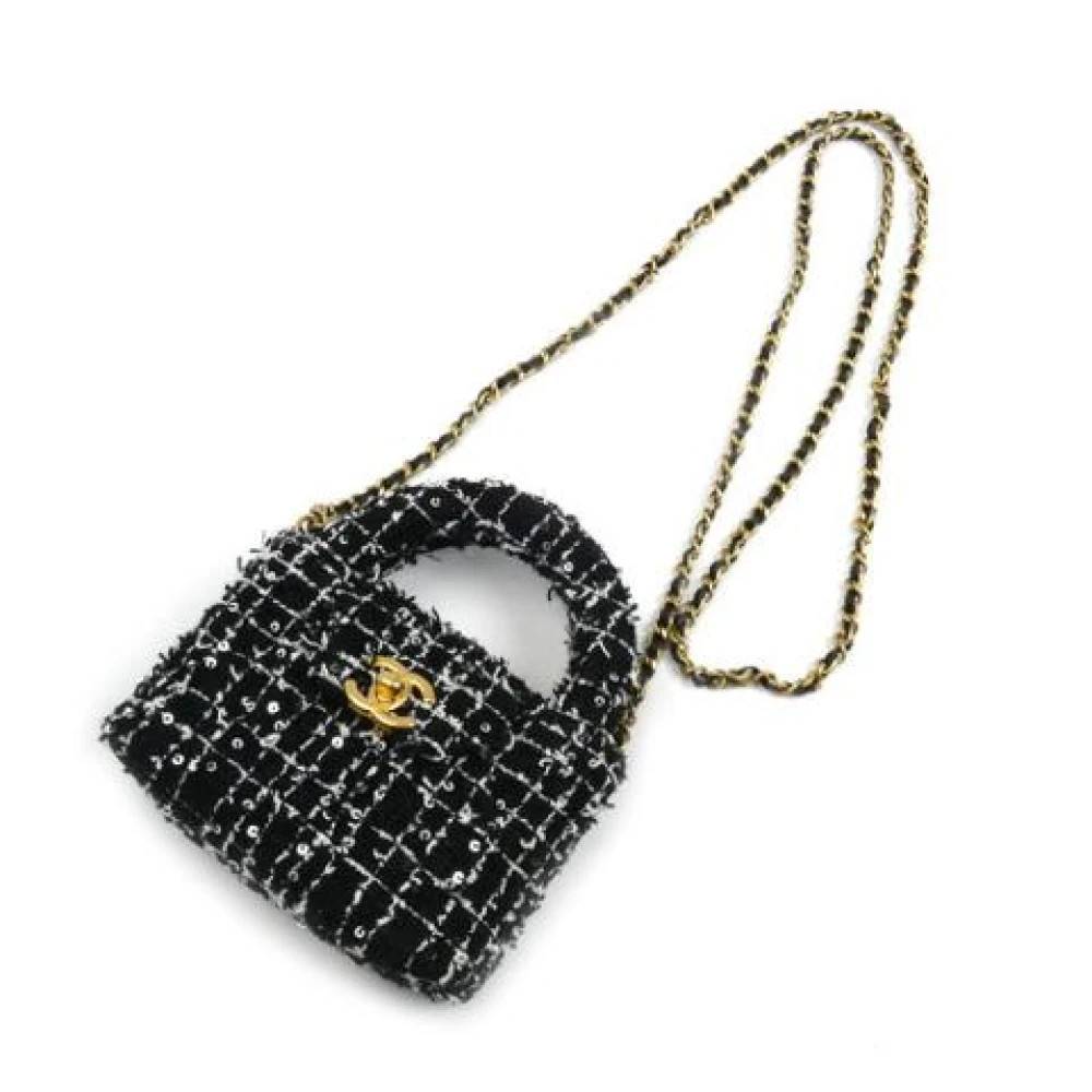 Chanel Vintage Pre-owned Mini Bag - Vintage - Dame - Sort - ONE SIZE - Tyl