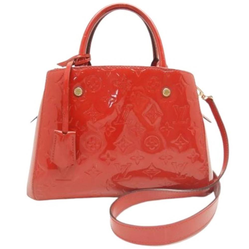 Louis Vuitton Vintage Pre-owned Laeder louis-vuitton-tasker - Vintage - Dame - Rød - ONE SIZE -