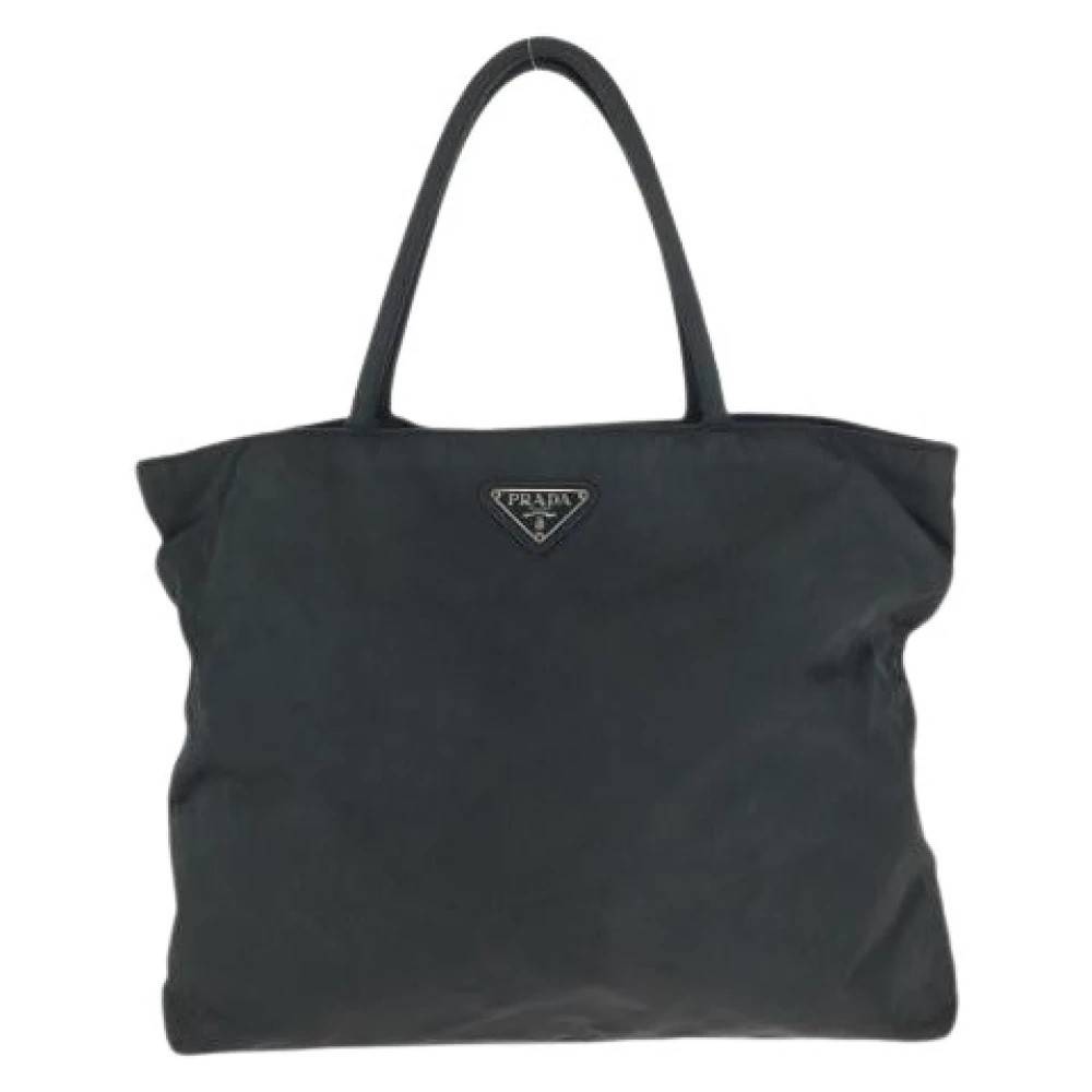 Prada Vintage Pre-owned Tessuto Nylon Tote Bag - Vintage - Dame - Sort - ONE SIZE - Nylon