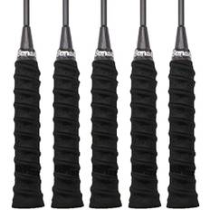 Senston Griffband Anti-Rutsch Overgrip mit Fishbone Badminton Grip für Tennis Griffbänder Squash Schläger, Schwarz