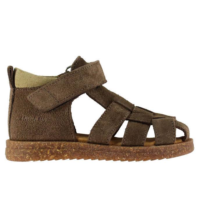 Angulus Sandaler - Dark Taupe/Sand - Angulus - 23 - Sandal