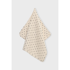 Moshi Moshi Mind – Dotted Hand Towel, Ecru/Black Dots