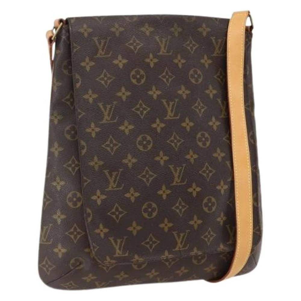 Louis Vuitton Vintage Pre-owned Canvas Cross Body Taske - Vintage - Dame - Brun - ONE SIZE - Tyl