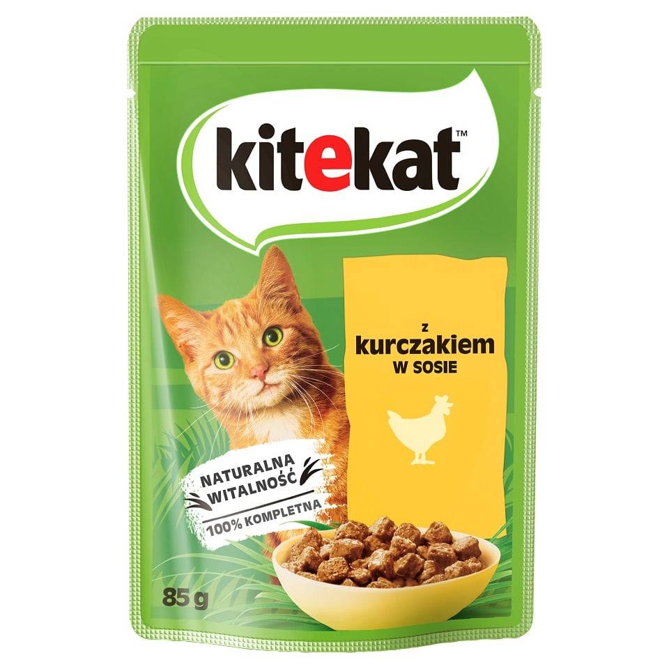 KITEKAT Kyckling i sås 85 g för vuxna katter