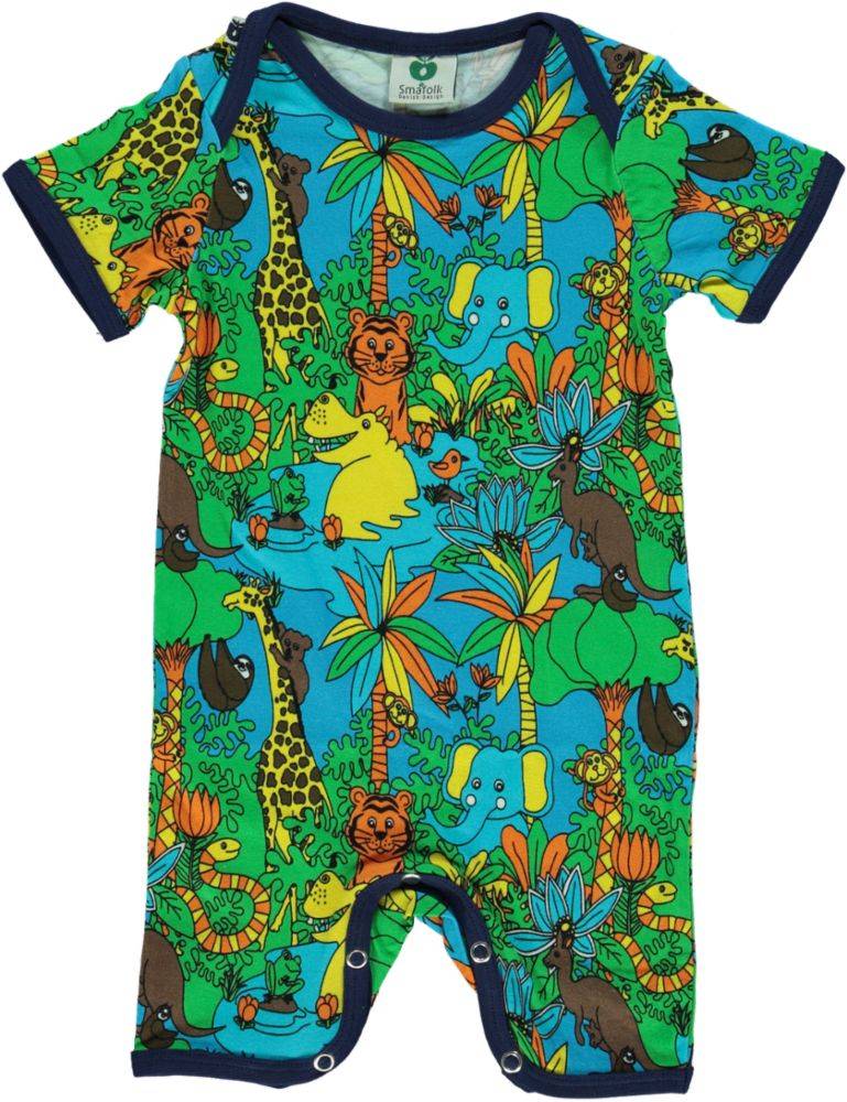 Dragt med jungle - Blue / 86 cm
