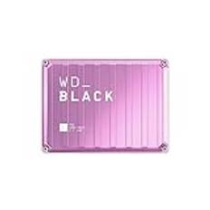 WD_BLACK P10 4 TB spelenhet, bärbar extern hårddisk för åtkomst till ditt spelbibliotek, fungerar med Playstation, Xbox, PC, spara upp till 150 spel, inkluderar en månads Discord NITRO erbjudande-rosa