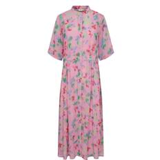 NÜMPH Kjole 'NUKYNDALL'  blå / grøn / lys pink