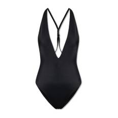 Versace, Badkläder, Dam, L, Läder, Baddräkt - black (L)