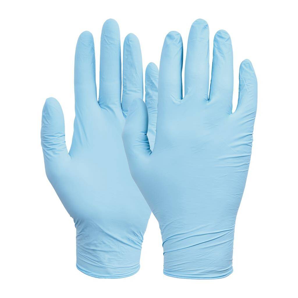 Nitrilhandske NORSE Disposable blå 100 stk (M / Medium).