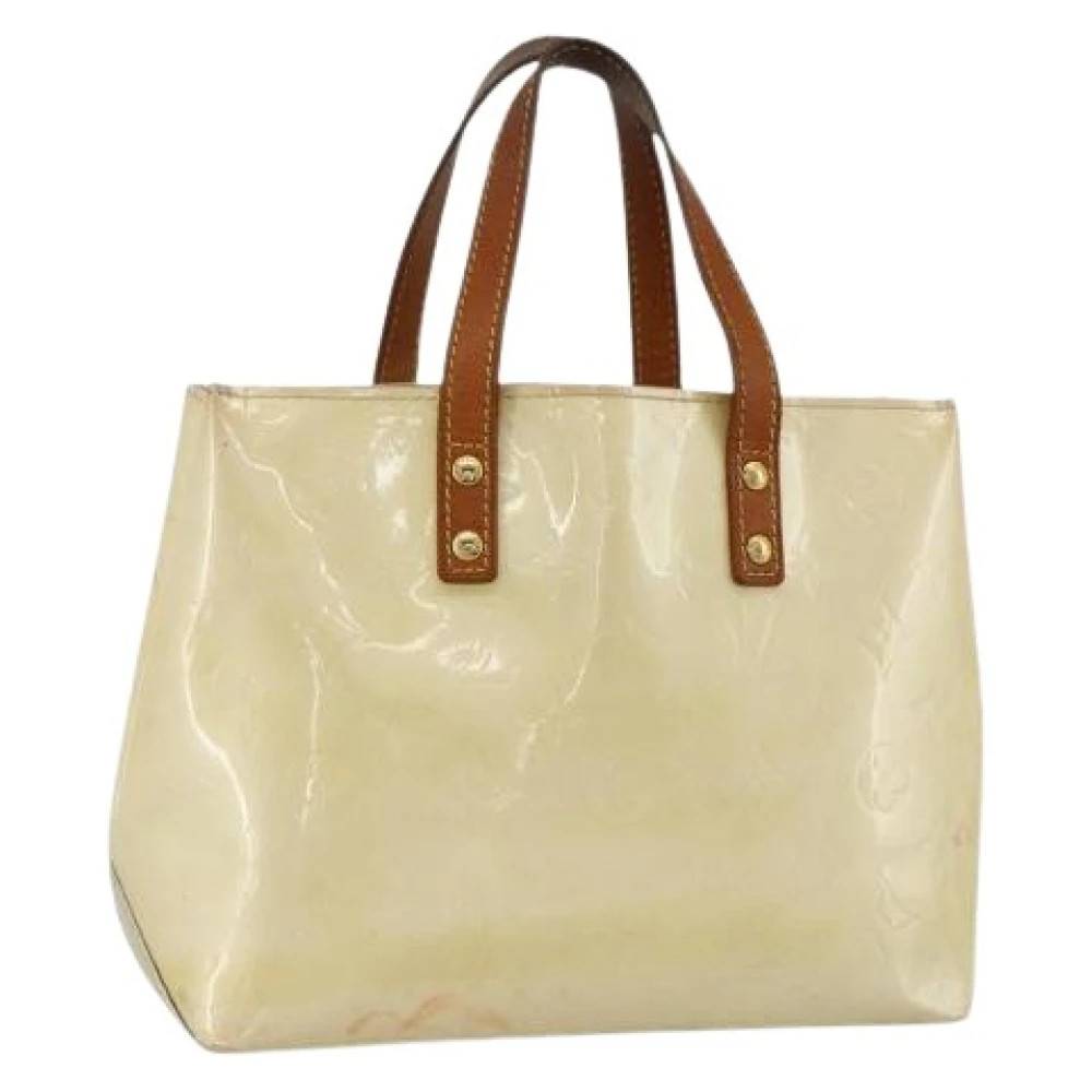 Louis Vuitton Vintage Pre-owned Vintage Håndtaske - Vintage - Dame - Beige - ONE SIZE - Læder