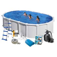 GRE swimmingpool, oval 6,1x3,75x1,32 (uden ben) - PoolOasen