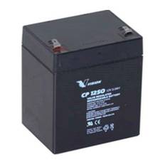 Vision CP1250 Blybatteri 12V 5Ah (F2 Terminal)