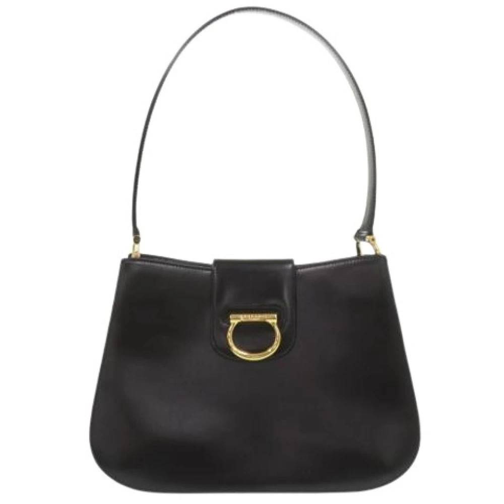 Celine Vintage Pre-owned Vintage Skuldertaske - Vintage - Dame - Sort - ONE SIZE - Uld