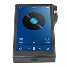 FLEXMAN MP3-spelare, BT4.0 Lossless 16GB utbyggbart minne Quad Core Hifi Digital Audio Player, 4 IPS-pekskärm Bärbar DAP-musikspelare för Family Office Travel Gym (16 GB RAM och 256 GB minneskort)