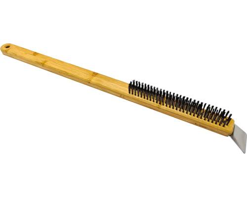 Rengöringsborste TENNEKER® Pizzaugn 2-i-1 bambu