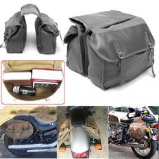 Motorcykelväska Sadelväska Travel Knight Rider för Yamaha för BMW för Kawasaki motorcykelsadelväska Brun Motorcykeldelar