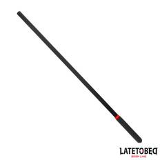 LateToBed BDSM Line Master of Submission PVC Wand 12mm x 50cm Black - svart