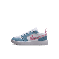 Jordan 1 Low Alt SE-sko til mindre børn - blå - 33