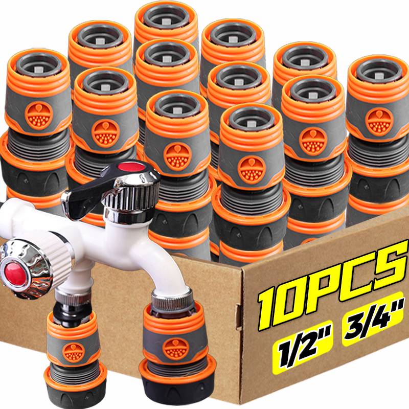 Garden Water Pipe Connector Hose Quick Connector Faucet Extender Hose Connection Joint Watering Pipe Irrigation Coupl Adapters
