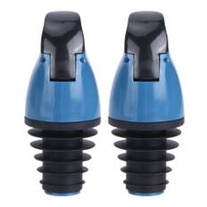 Oil Bottle Pour Spout Stopper Dispenser for Wine Soy Sauce Vinegar Bottles Kitchen UtensilsOrange marinblå färg