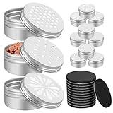 Mipcase 1uppsättning Dog Scent Training Tins Metallbehållare För Doftträning Med Magnetiska Dots För Nosework Och Berikning Husdjur