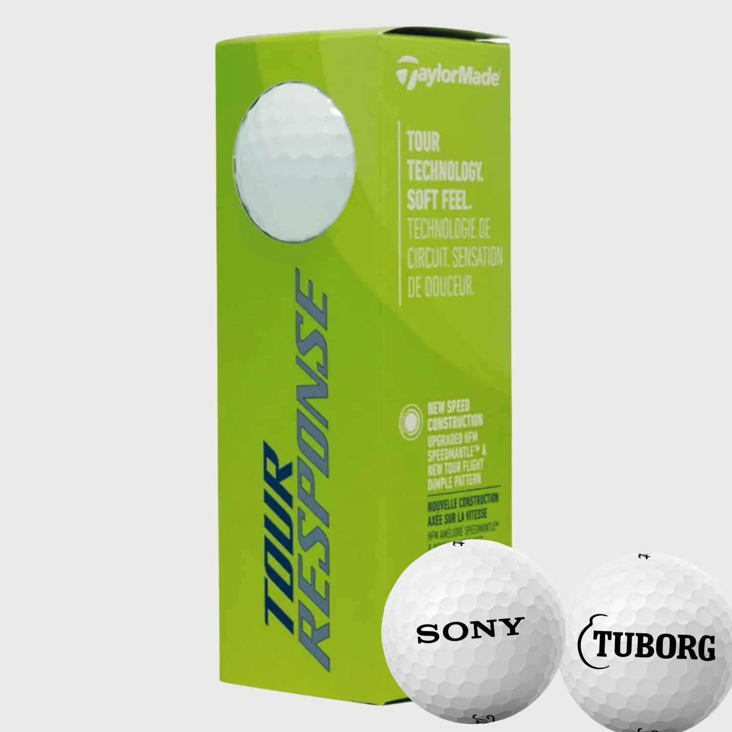 Golfbolde med Express Logo - TaylorMade Tour Response