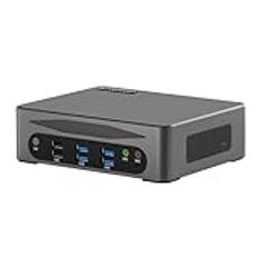 STRHIGP Mini Computer Mini PC i7-1255U(10C/12T, upp till 4,70GHz), 32GB DDR5+1TB SSD Mini Gaming PC 8×USB, 3×Displays, 2×Lan, WiFi6&BT5.2, Stöd TPM2.0, PXE, WOL, Auto Power On