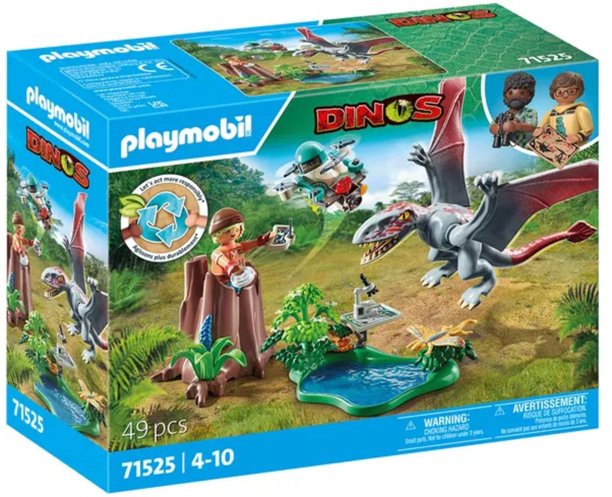 PLAYMOBIL 71525 - DINOS Observationsstation för Dimorphodon