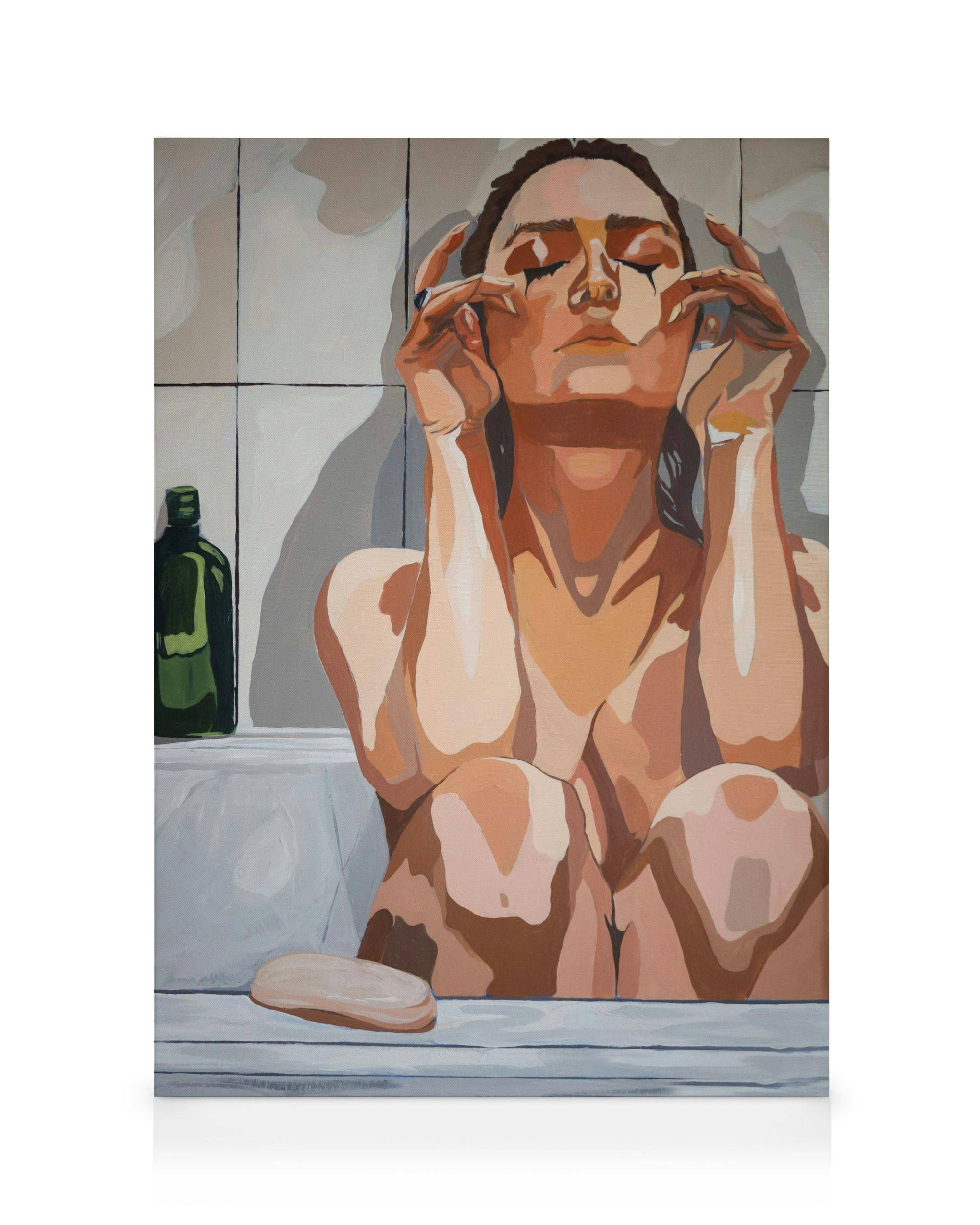 Canvastavlor Marine Aimee - Alchemy of Shame Canvastavla (70x100 cm - Svart ram)