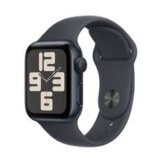 Apple Watch SE (2023) GPS 40mm Midnatt Aluminiumboett med Midnatt Sport Band - S/M