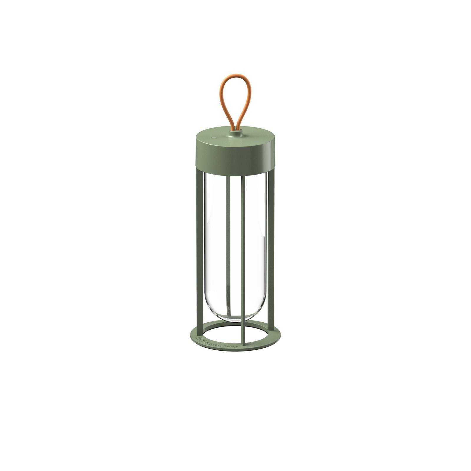 Flos Architectural FLOS In Vitro Unplugged LED-lampe lysegrøn 2.700 K Unplugged, dæmpbar, Grøn, Aluminium, Design