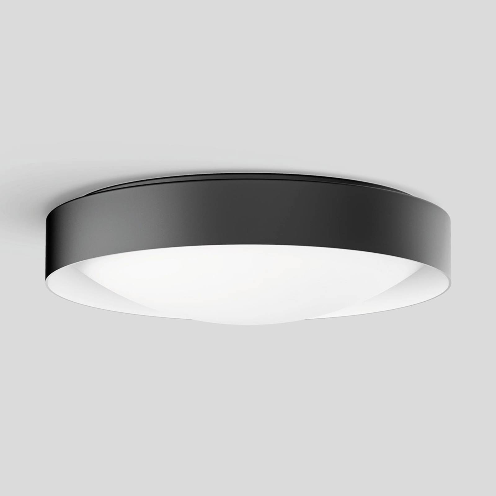 BEGA LED taklampa Studio Line, dimbar, Svart, Hall, Aluminium / grå / zink, LED-taklampa